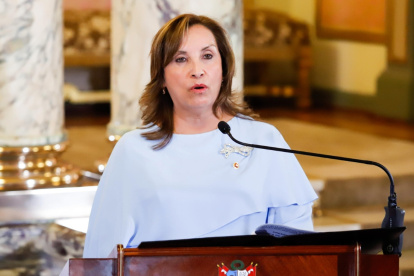 Dina Boluarte ejerce como presidente de la República del Perú.