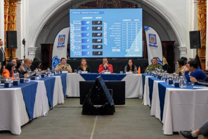 El alcalde Pabel Muñoz preside el Consejo Metropolitano de Seguridad y Convivencia Ciudadana.