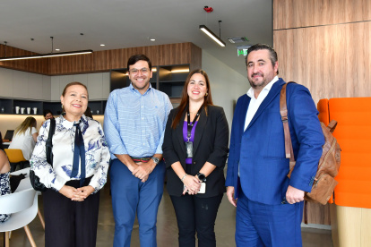 Susana Monge, David Concha, Gabriela Baquerizo y Juan Luis Calvo.