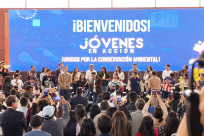 El presidente Daniel Noboa presentó el proyecto Jóvenes en Acción en Chimborazo.
