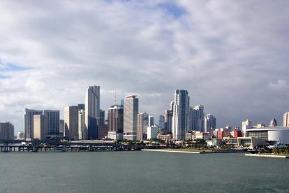 Una vista general de edificios en Miami, Florida (EE.UU.).