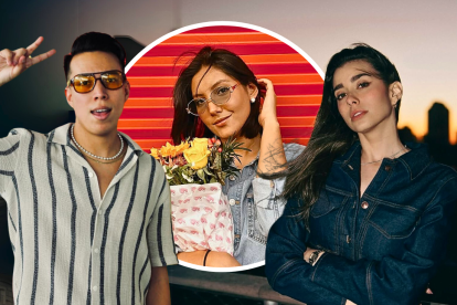 Un audio tiene en el ojo de la polémica a Luciana Guschmer, Álex Vizuete y Gigi Mieles.