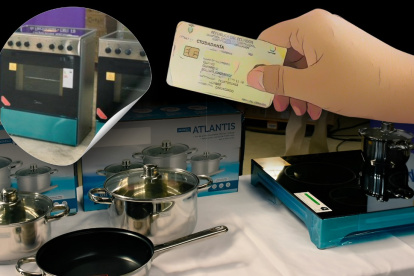 Imagen referencial sobre las cocinas de inducción que ofrece el Gobierno de Daniel Noboa.