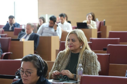 Rectora. María Cabanilla expuso el esfuerzo de UTEG.
