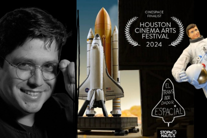 Victor Estrada es un destacado cineasta ecuatoriano que participó con su cortometraje en stop motion en el CineSpace.