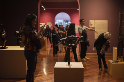 Las obras del afamado artista se exhiben en el Centro Cultural Metropolitano.