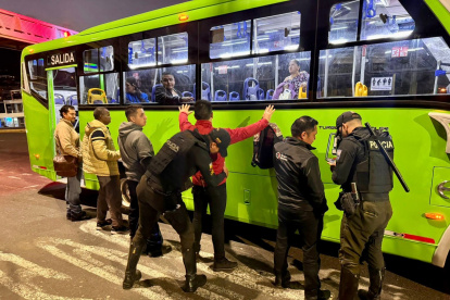 Operativo. La Policía realizará patrullajes en diferentes puntos de Tumbaco por las festividades de Navidad y Fin de Año