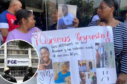 Familiares de niños desaparecidos en Guayaquil exigen respuestas a las autoridades. Habrá plantones en las inmediaciones de Fiscalía.