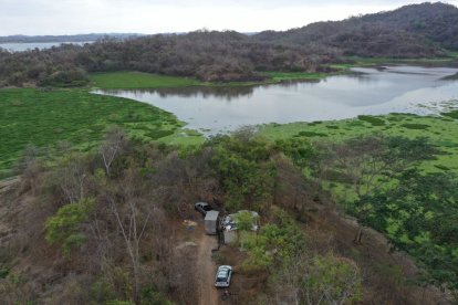 En la represa de Chongón se han encontrado varios cadávares en las últimas semanas.