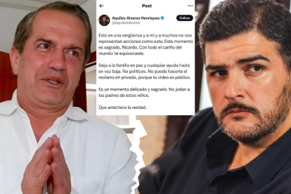 Aquiles Álvarez criticó a Ricardo Patiño por politizar el caso de los niños desaparecidos en Guayaquil.