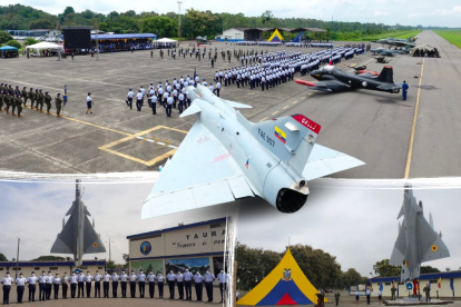 Proceso. Euipo humano de la Fiscalía General del Estado llegó este lunes 23 de diciembre a realizar una intervención en la base aérea de Taura.