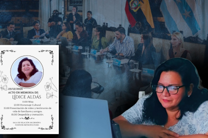 Durante la sesión de Concejo, los ediles honraron su memoria y destacaron la lucha de Aldás por los derechos humanos.