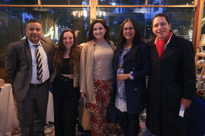Pablo Cevallos, Antonela Recalde, Yara Rodríguez Elizabeth Chango y Eduardo Moreno.