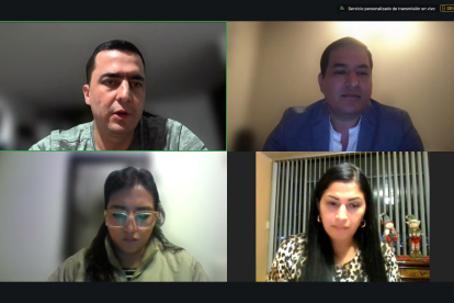 El excandidato presidencial Andrés Aráuz participó de la sesión de la comisión ocasional que tramita el proyecto de reforma constitucional sobre bases extranjeras.