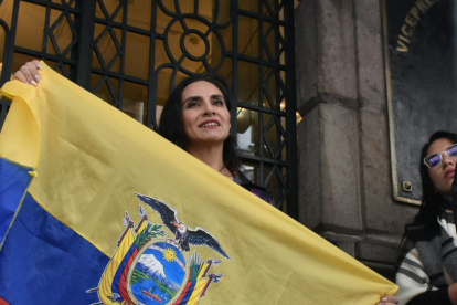 Verónica Abad intentó ingresar el 23 de diciembre a su despacho en Quito.