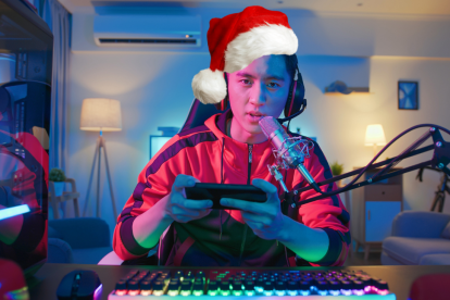 Los gamers en Navidad.