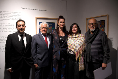 Alfredo Guayasamín, Pablo Guayasamín, María Fernanda García, Carola Muñoz y Andel Vera Guayasamín.