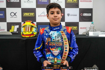 Julián RIvera piloto campeón de Karting