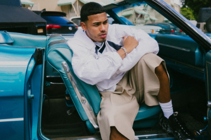 Fotografía cedida por Luis Abaad, que muestra al artista urbano puertorriqueño Myke Towers.