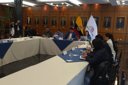 La Comisión de la Niñez de la Asamblea reunida este 26 de diciembre del 2024.