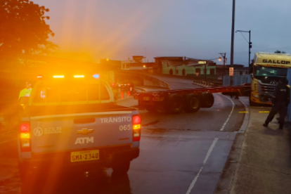 El accidente ocurrió cerca de la terminal de Metrovía, 25 de Julio.