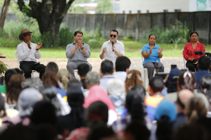 El presidente Daniel Noboa Azín.
