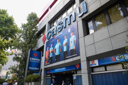 El centro hospitalario CASMU donde se encuentra internado el expresidente uruguayo José Mujica, este viernes en Montevideo (Uruguay).