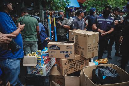 Pirotecnia. Diferentes artefactos fueron decomisados por las autoridades.
