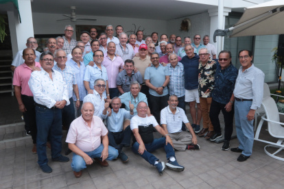 Los buenos recuerdos de la época estudiantil estuvieron presentes en el encuentro.