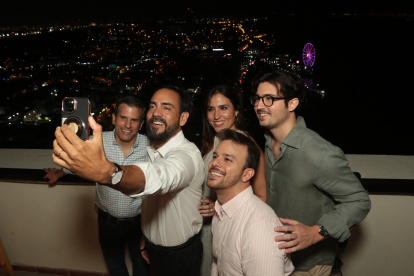 **FOTO PRINCIPAL **Manuel Ignacio Gómez, Eduardo Bonilla, Natalia Toledo de Bonilla, Cristóbal Toledo y Daniel Cardona.