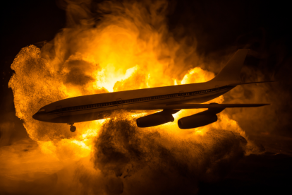 Referencial. Accidente aéreo.