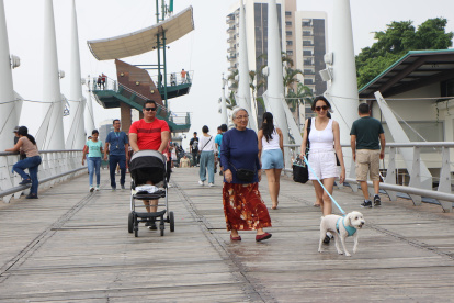 Solicitud. Los guayaquileños anhelan que la ciudad permanezca llena de vida y turistas todos los días, no solo en épocas festivas, como pasa ahora.