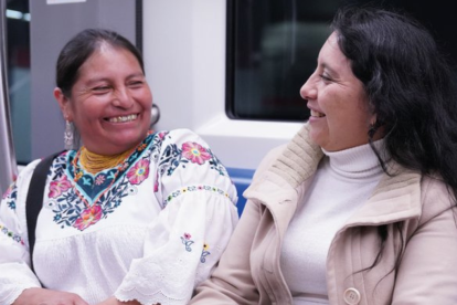 En el 2024, la mayoría de usuarias del metro de Quito fue mujer.