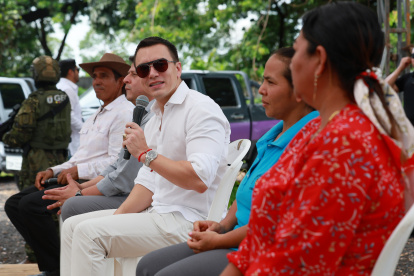 Babahoyo. El presidente Noboa prometió, el pasado 27 de diciembre, "ayudas técnicas, créditos productivos" a mujeres campesinas.