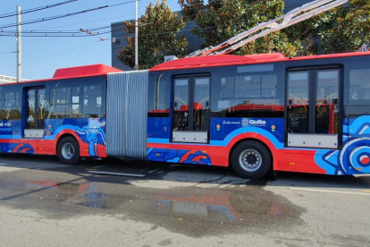 Los nuevos trolebuses eléctricos llegan a Quito en el primer trimestre del 2025