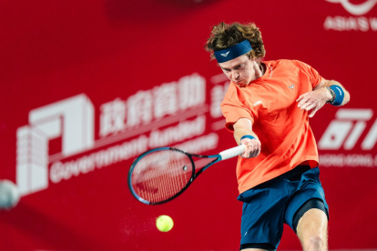 Rublev, tenista ruso en el torneo de Hong Kong 2025.

AG-EXPRESO