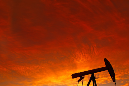 Producción. Una foto referencial de la extracción de petróleo.