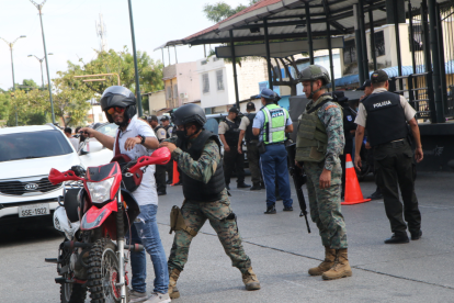 Operativo de estado de excepción en Guayas.