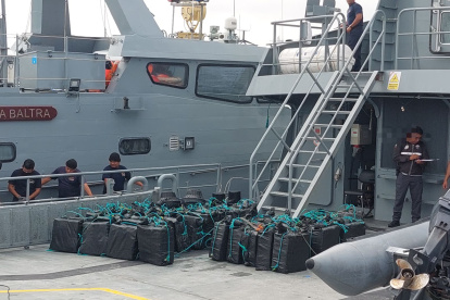 Una intervención del Buque Isla Baltra permitió la localización del alcaloide.