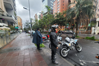 Uno de los controles se realizó en la av. República de El Salvador, en el norte de Quito.
