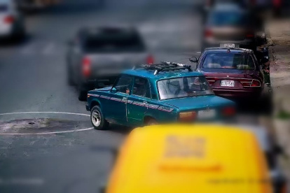 El carro fue encontrado en las calles Esmeraldas y Calicuchima.