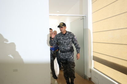 Imagen referencial. Víctor Zárate, comandante de la Policía Nacional, en una actividad pasada.