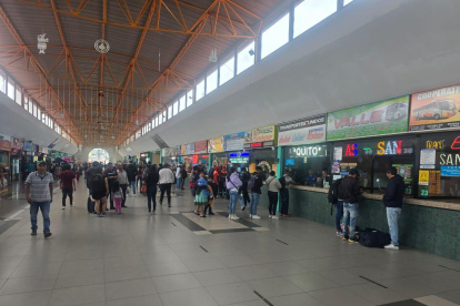 Dato. La Agencia Nacional de Tránsito, la Policía Nacional y más instituciones participaron de operativos de control en las terminales terrestres.