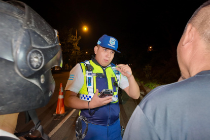 Guayaquil. Agentes de la ATM en controles.