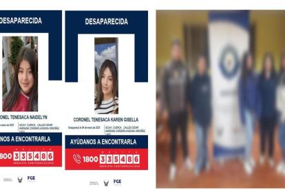 Las adolescentes fueron localizadas y entregadas a sus familiares.