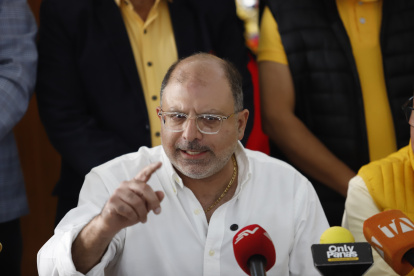 Henry Kronfle, candidato a la presidencia por el Partido Social Cristiano (PSC).