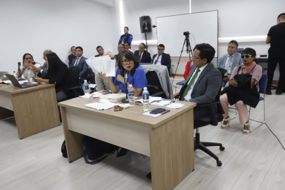 La postulante a la Corte Constitucional, la jurista Angélica Porras.