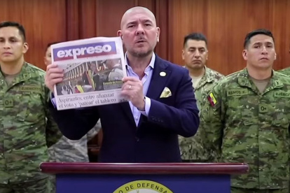 Captura. El ministro de Defensa Gian Carlo Loffredo expuso este 6 de enero que todo hecho irregular debe ser investigado.