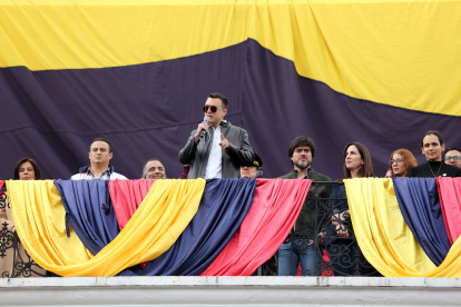 El presidente Daniel Noboa arrancó su campaña desde Carondelet el 5 de enero.