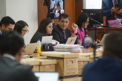 Reinstalación de la audiencia del caso Purga en la Corte Nacional de Justicia.